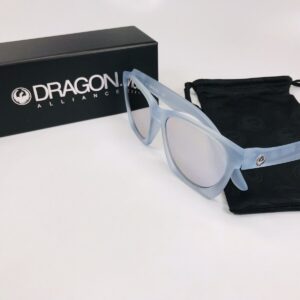 DRAGON DR POST UP Sunglasses 970 Matte Soft Ice with Pearl Ion Lenses