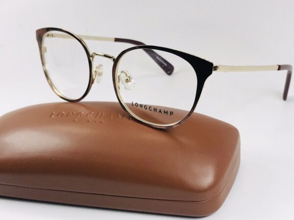 LONGCHAMP LO2101 216 Havana and Burgundy Eyeglasses