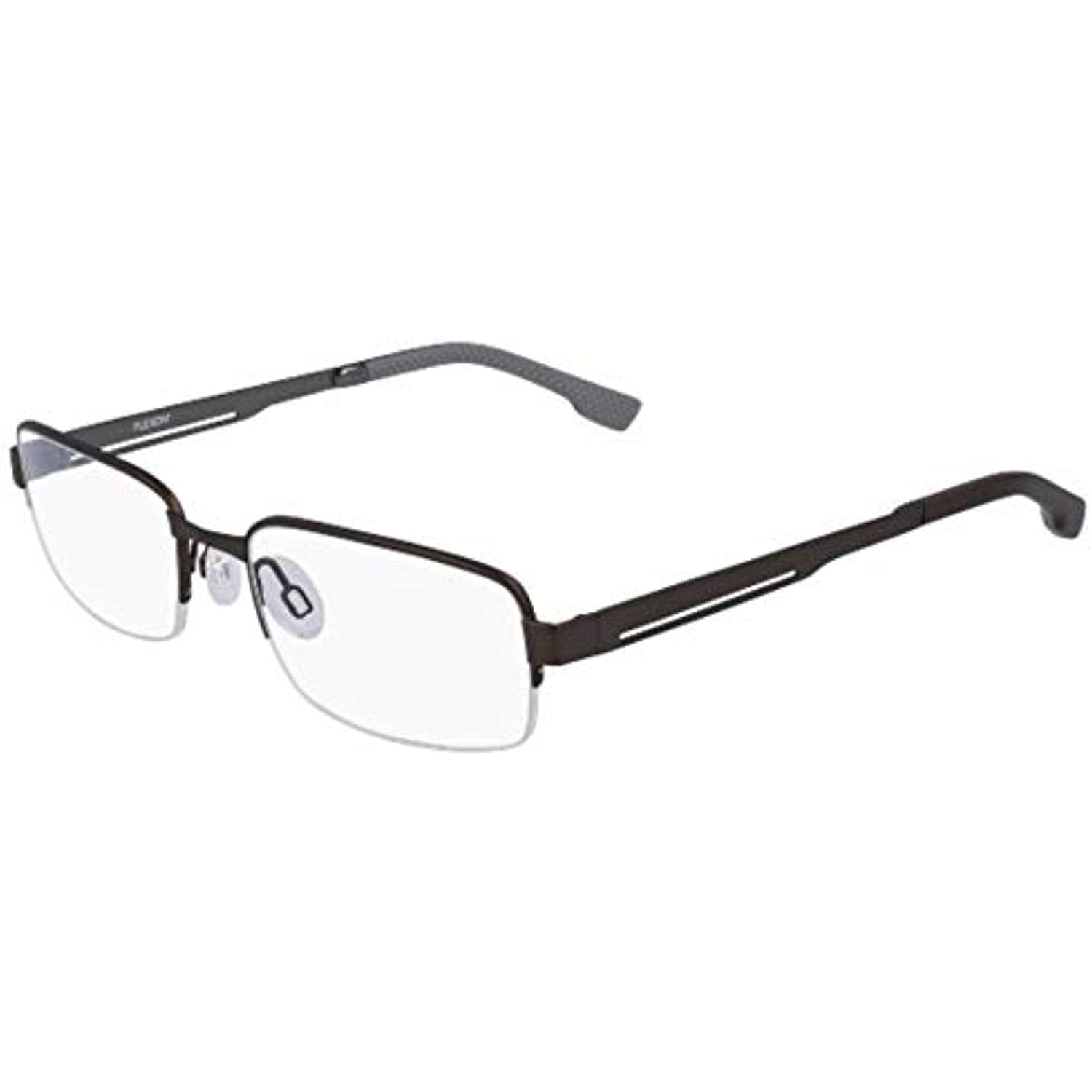 NEW FLEXON E1047 210 Brown Flexible Titanium Eyeglasses 54mm with