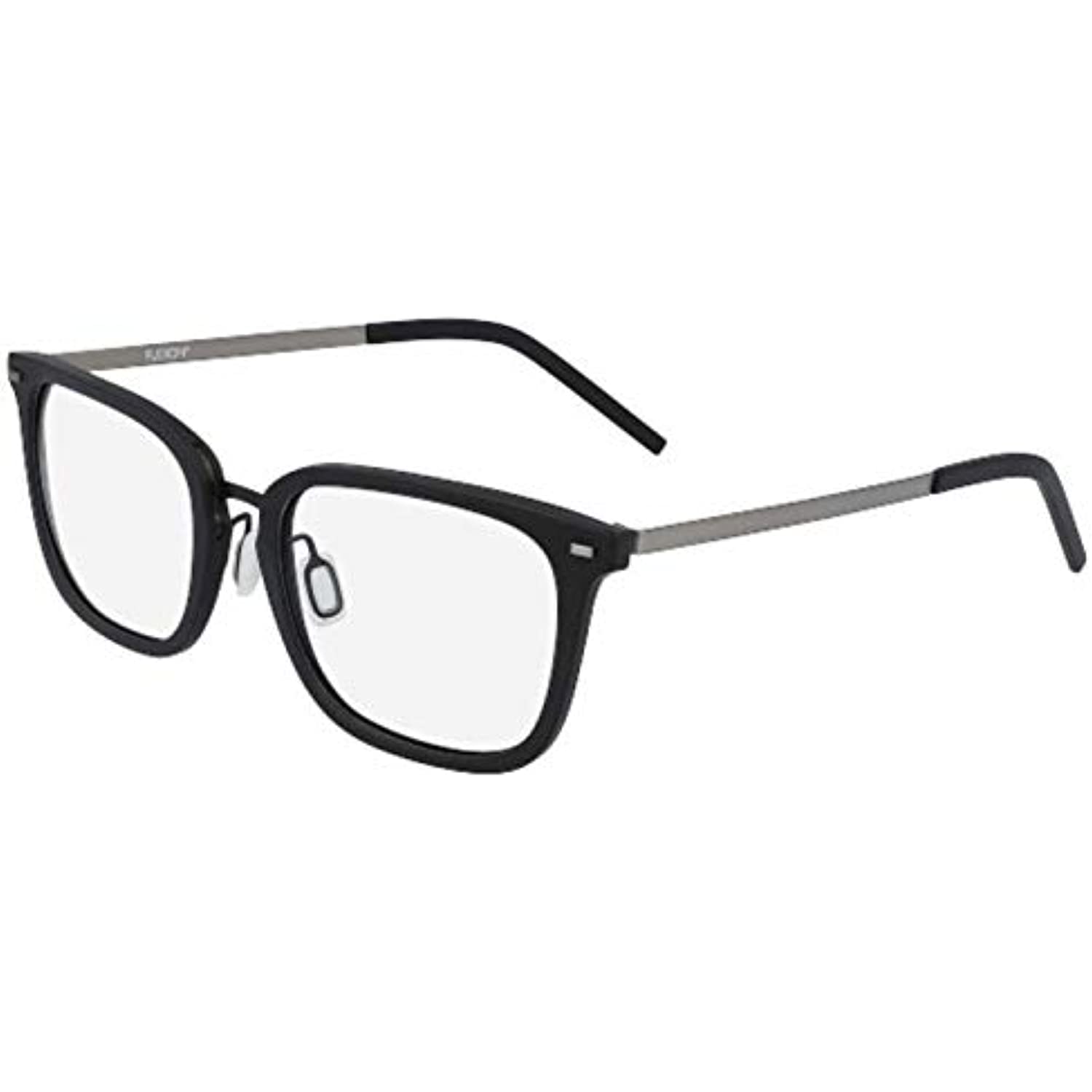 NEW FLEXON B2020 001 Black FLEXIBLE TITANIUM Eyeglasses 55mm with