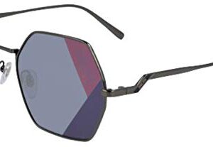 MCM 126S 043 Dark Nickel Hexagon Sunglasses