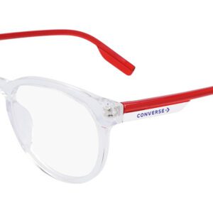 Converse CV5007 970 Crystal Clear and Red Eyeglasses 51mm