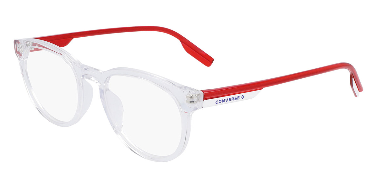 Converse CV5007 970 Crystal Clear and Red Eyeglasses 51mm