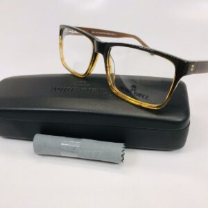 New Wide Guyz Brown Fade BABY FACE  Eyeglasses 57mm for The Stylish Large Man