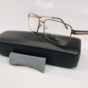 New Wide Guyz Brown LUCKY Eyeglasses 60mm for The Stylish Large Man