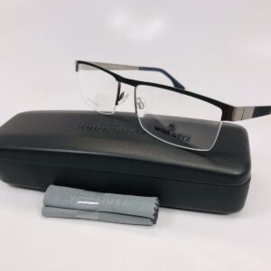 New Wide Guyz Matte  Black VITO Eyeglasses 59mm for The Stylish Large Man
