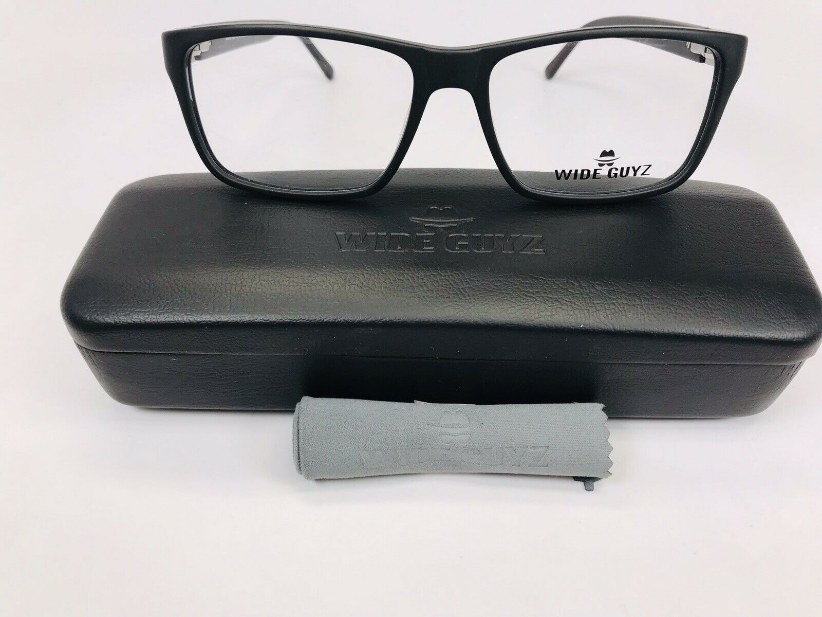 New Wide Guyz Matte Black BULLDOG Eyeglasses 57mm for The Stylish Large ...