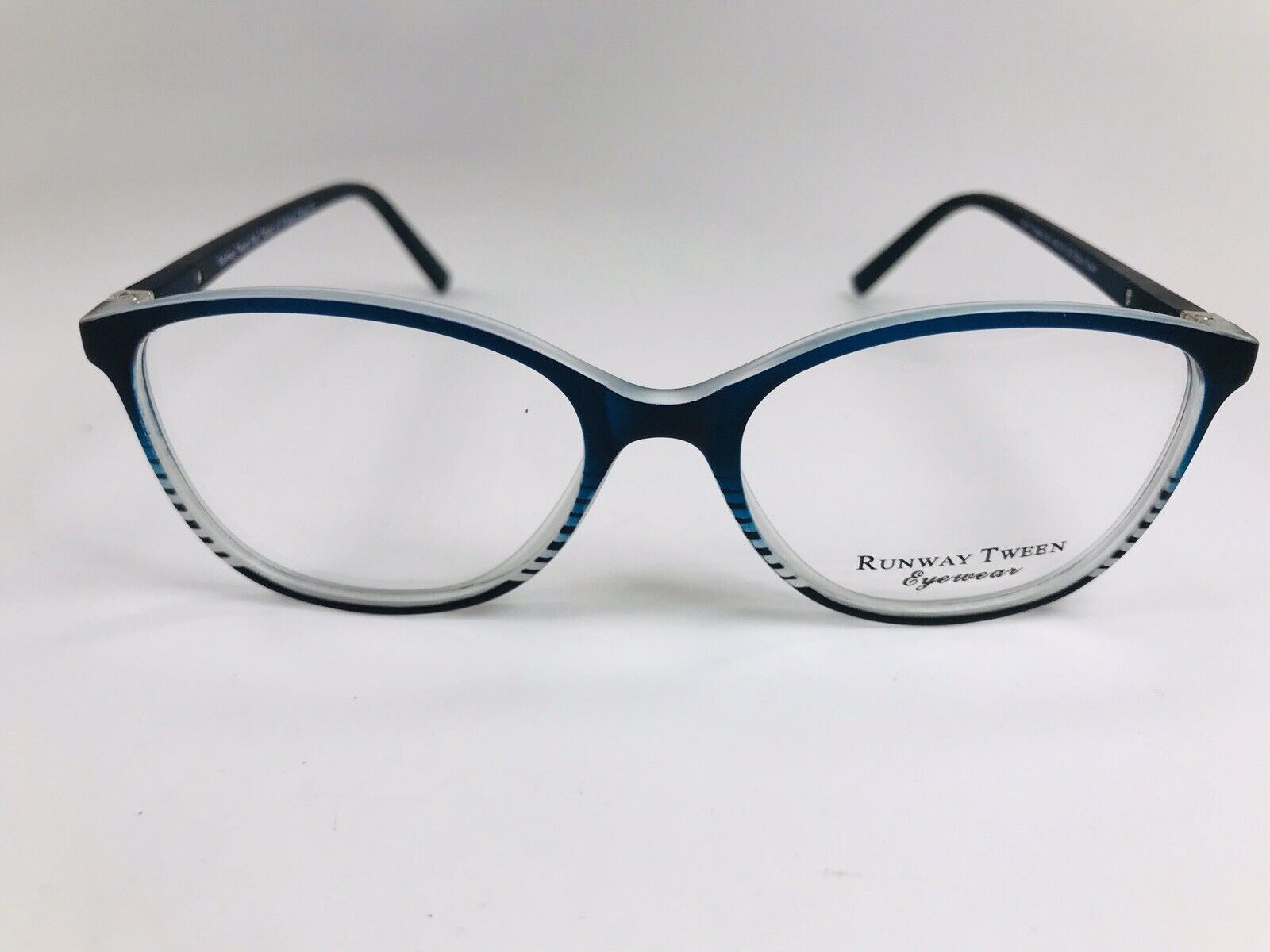 New Designer Inspired Runway Tween #41 Blue Fade Eyeglasses 48mm with ...