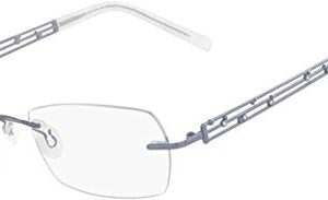 MARCHON AIRLOCK CHARISMA 201 465 Silver and Blue Eyeglasses