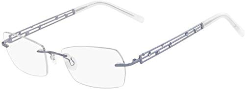 MARCHON AIRLOCK CHARISMA 201 465 Silver and Blue Eyeglasses