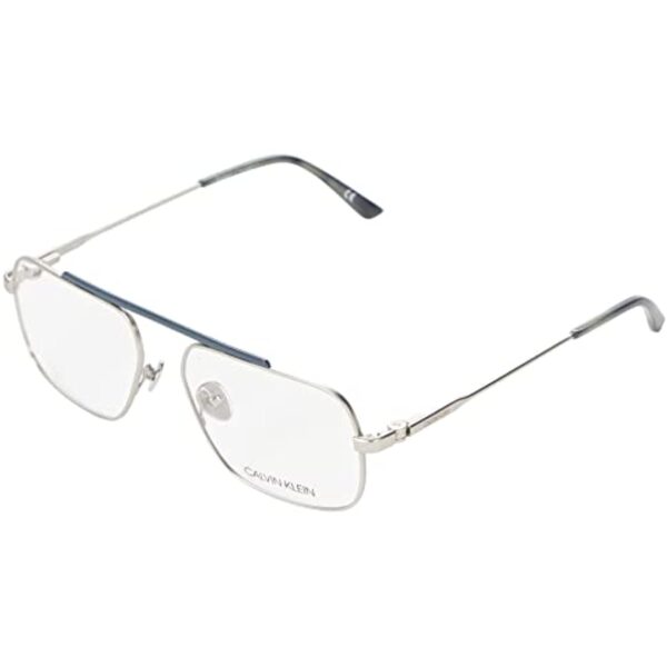 Calvin Klein CK 18106 045 Silver and Navy Eyeglasses 55mm