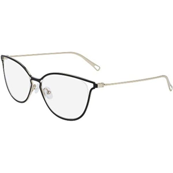 MARCHON AIRLOCK 5000 001 Black and Gold Titanium Eyeglasses