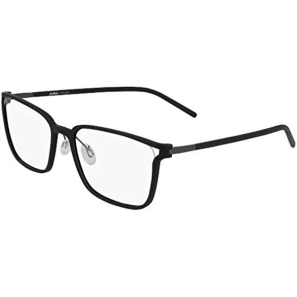 Marchon Airlock 2002 002 Matte Black Eyeglasses 55mm