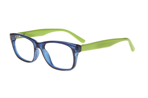 Designer Inspired Runway Tween 29 Blue and Green Eyeglasses