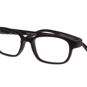 TOTS Matte Black CLEVER Eyeglasses for KIDS 47mm