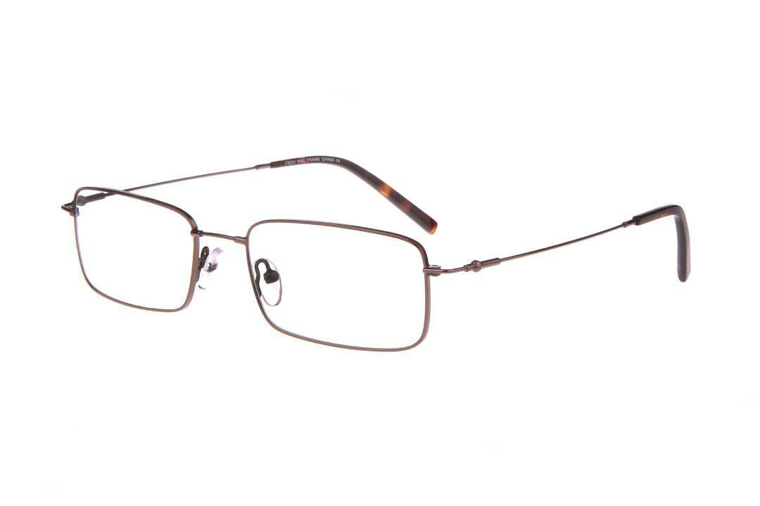 I-TECH Brown MAC Titanium and Memory Metal Eyeglasses 54mm