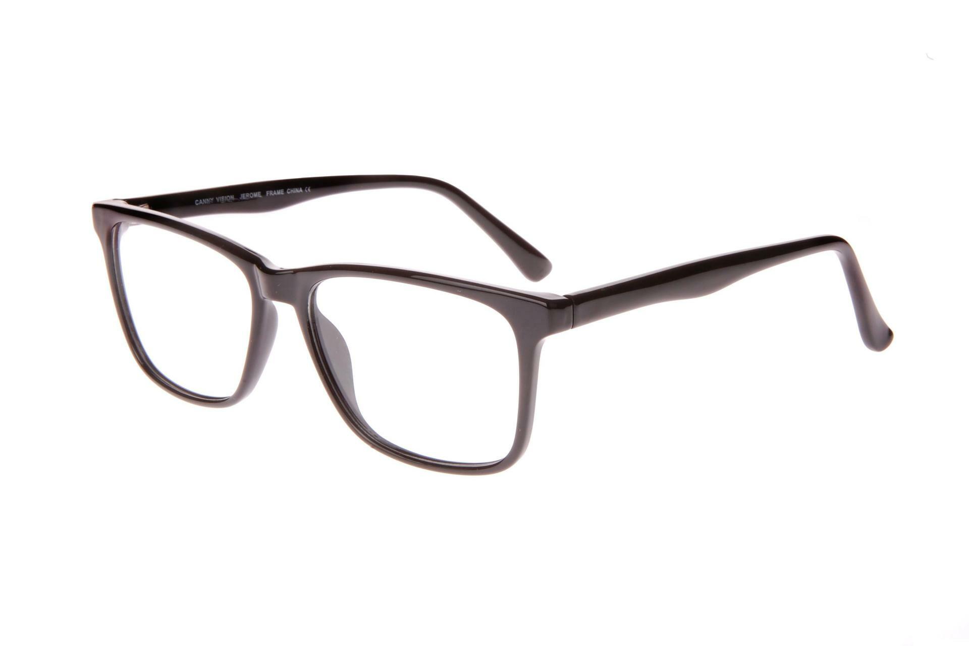 NEW CANNY VISION Black JEROME Eyeglasses 59mm - True View Optics