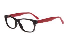 Runway Tween 29 Matte Black and Red Eyeglasses