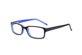 Runway Tween 25 Matte Black and Blue Eyeglasses