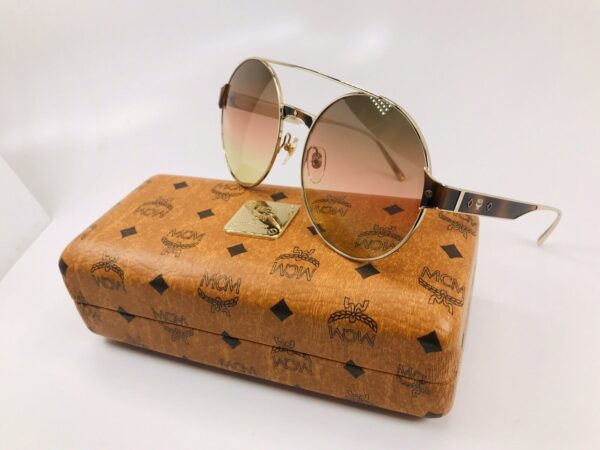 MCM 124S 729 Gold and Green Rose Yellow Sunglasses