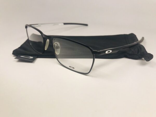 Oakley OX3186-0552 Satin Black and White CONDUCTOR Eyeglasses