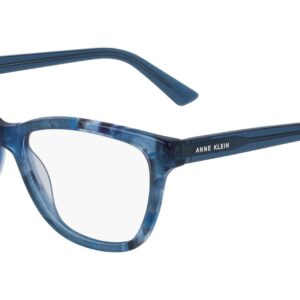 Anne Klein AK 5074 400 Blue Horn Eyeglasses 51mm