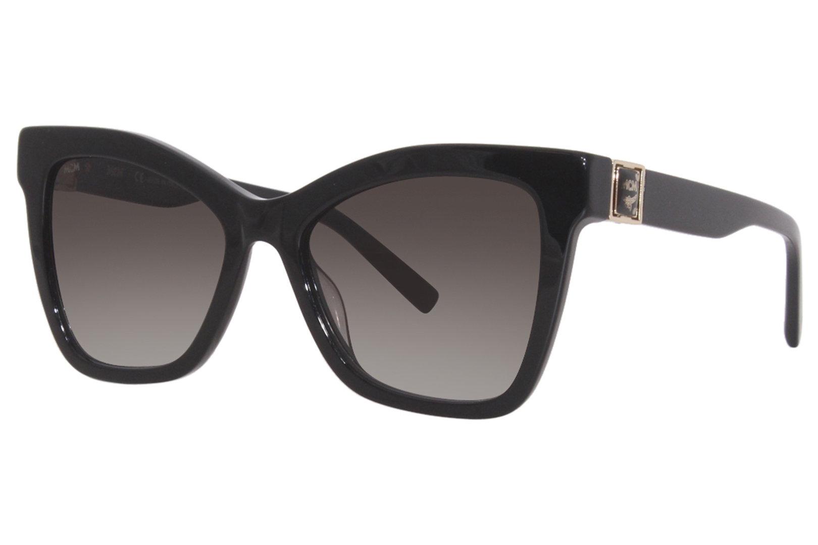 NEW MCM 712S 001 Black Sunglasses with Grey Lenses & MCM Case - True ...