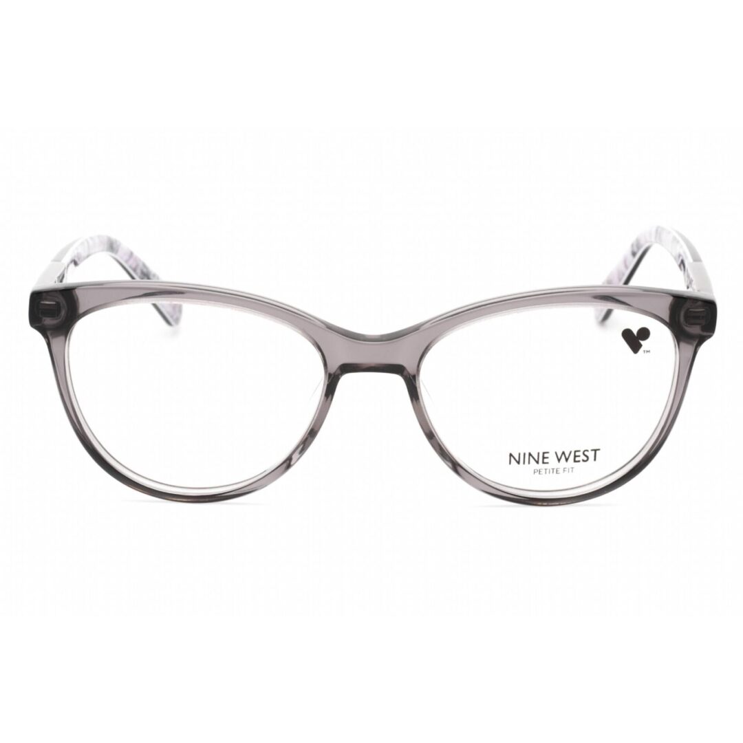New NINE WEST NW-5209 014 Crystal Light Grey Eyeglasses 49/16/135 - Image 2
