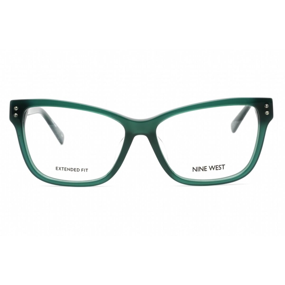 New NINE WEST NW 5197X 340 Emerald Green Eyeglasses 55/15/140 - Image 2