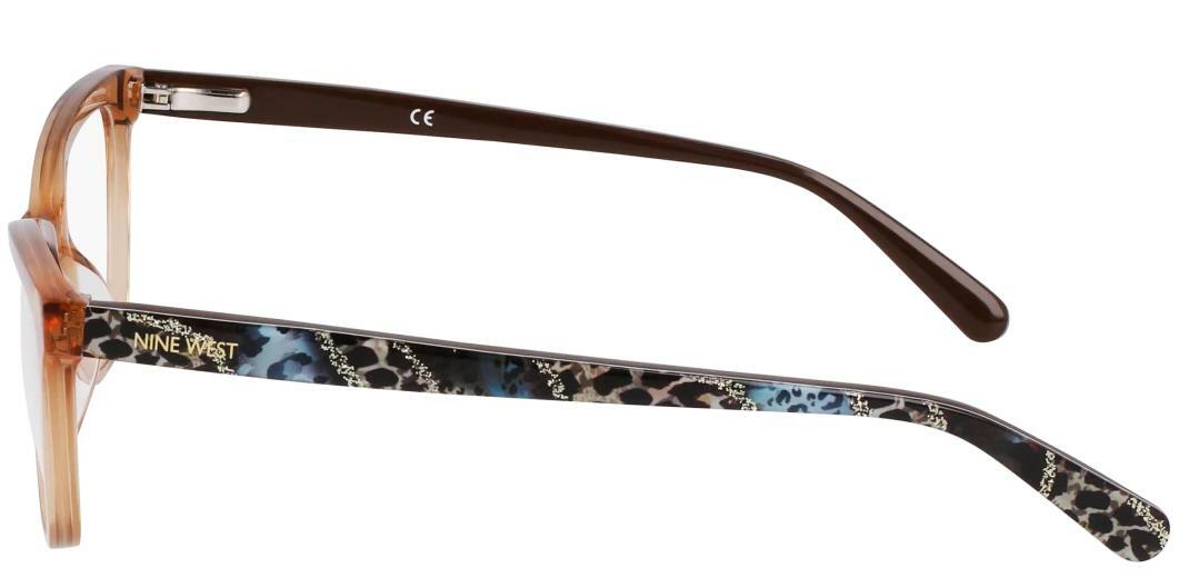 New Nine West NW-5228 210 Crystal Caramel Eyeglasses 50/16/140 - Image 3