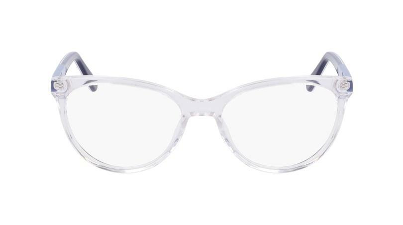New NINE WEST NW 5209 000 Clear Crystal & Blue Eyeglasses 49/16/135 - Image 2