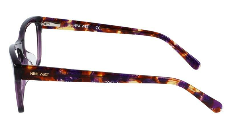 NEW NINE WEST NW 5193X 500 Crystal Purple Eyeglasses 58/16/140 - Image 3