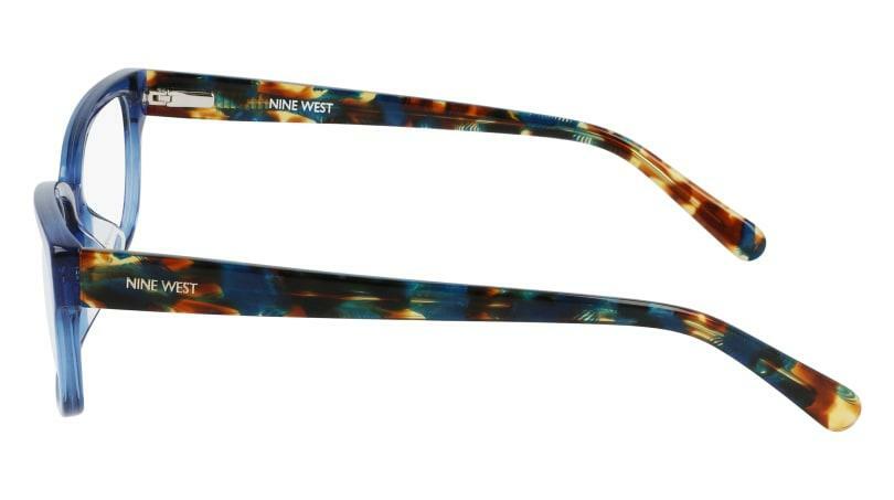 NEW NINE WEST NW 5198X 400 Crystal Blue Eyeglasses 57/15/140 - Image 3