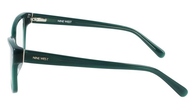 New NINE WEST NW 5197X 340 Emerald Green Eyeglasses 55/15/140 - Image 3